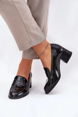 Heeled low shoes