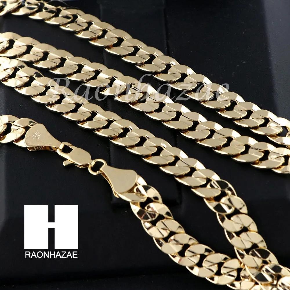 HIP HOP 100 DOLLAR TENNIS CHAIN DIAMOND CUT 30" CUBAN LINK CHAIN S057