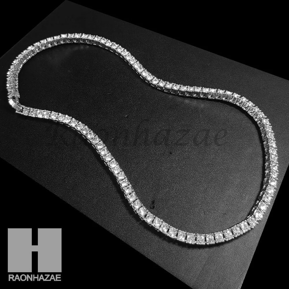 Hip Hop Quavo Jesus Face Miami Cuban Choker Chain Tennis Necklace L37