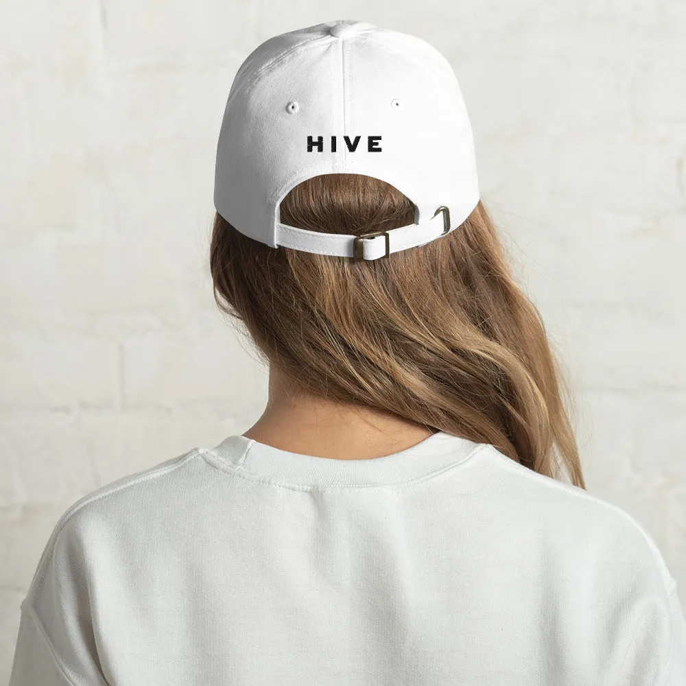 Hive White Dad hat