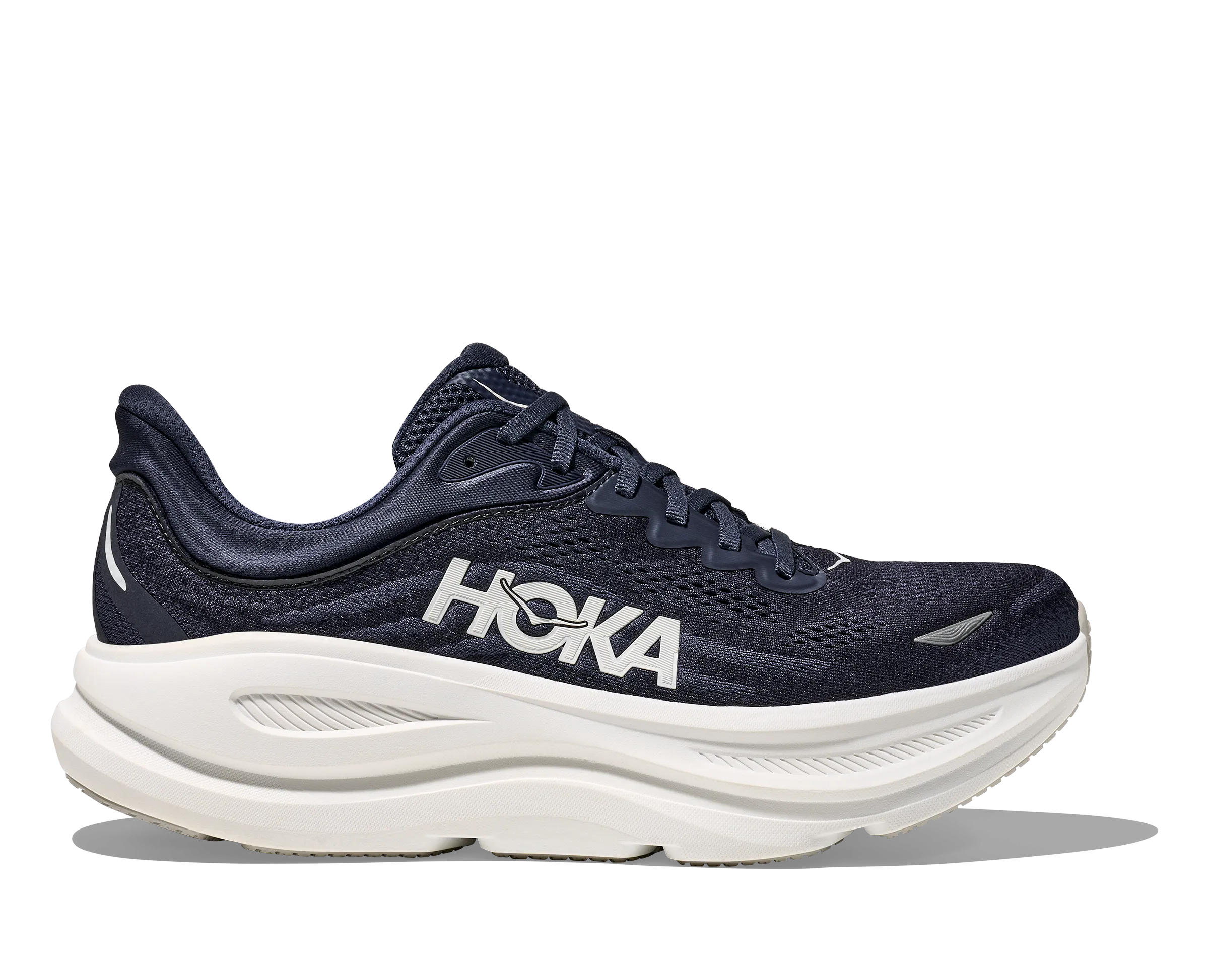 Hoka Men's Bondi 9 | Wide Fit | Varsity Navy/White