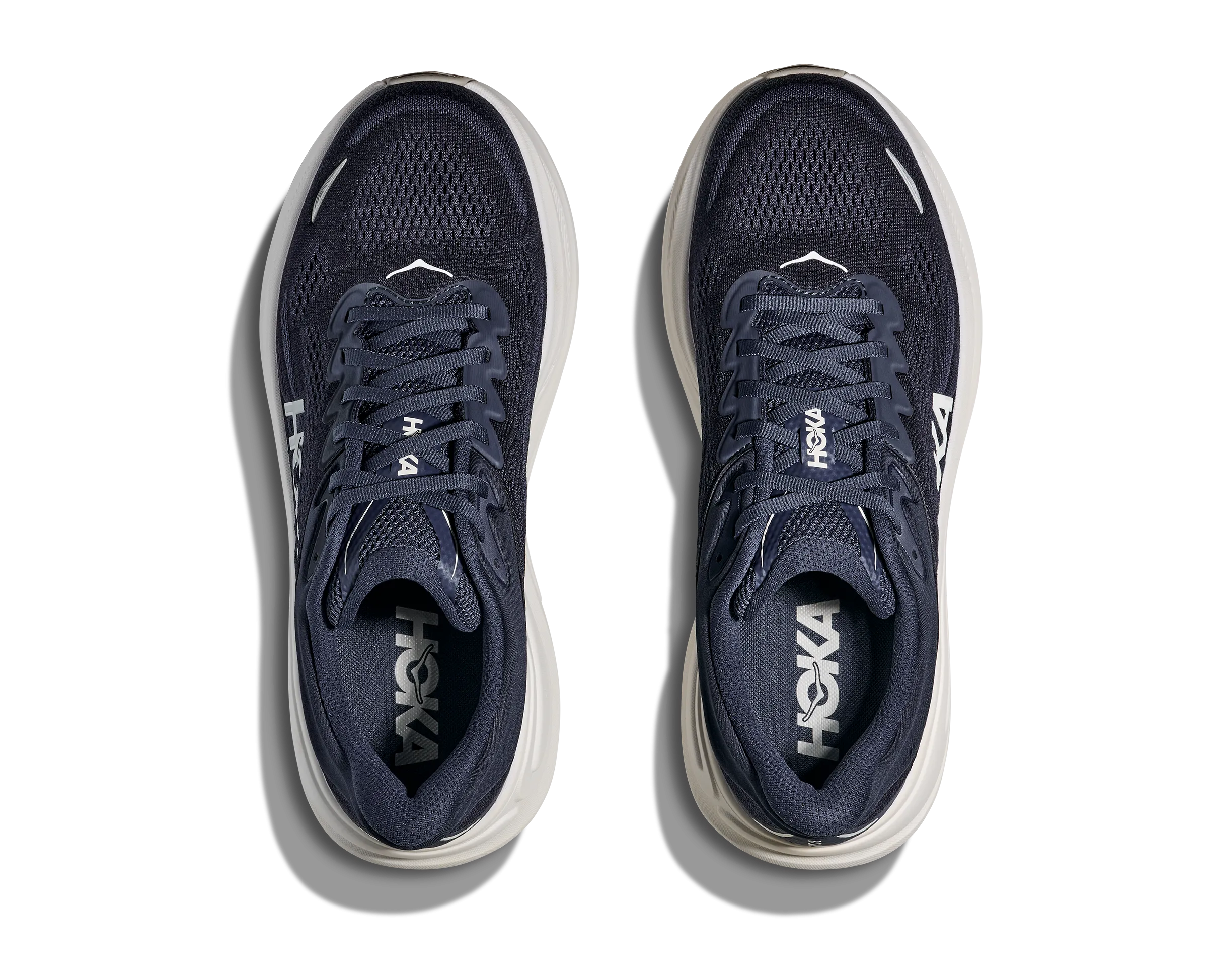 Hoka Men's Bondi 9 | Wide Fit | Varsity Navy/White