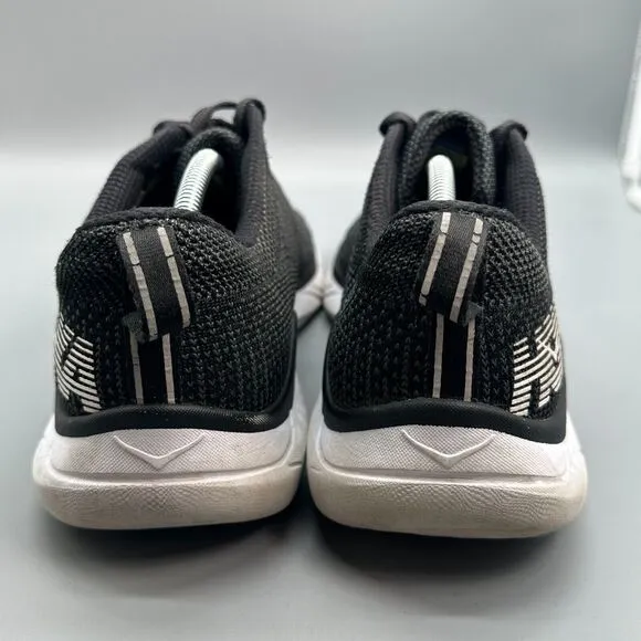 Hoka One One Hupana Mens 12 Black Athletic Shoes Lace Up Low Top Running Sneaker