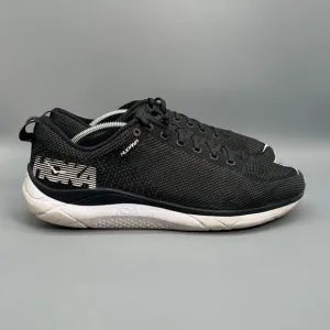 Hoka One One Hupana Mens 12 Black Athletic Shoes Lace Up Low Top Running Sneaker