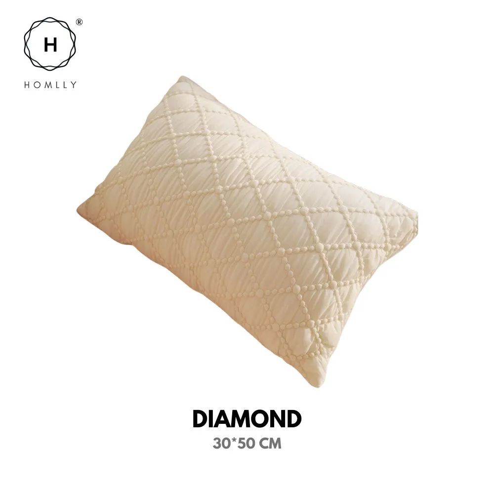 Homlly Orangey Printed Pillow Cushion Cover
