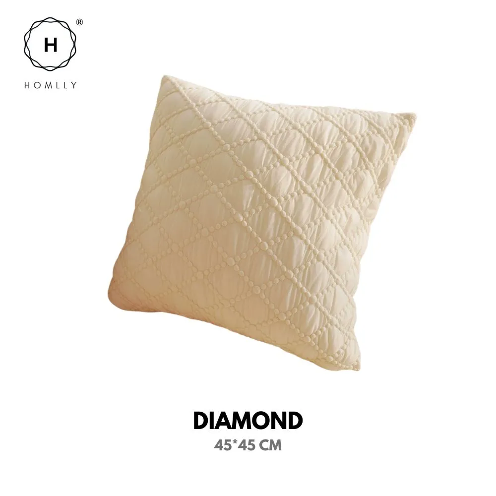 Homlly Orangey Printed Pillow Cushion Cover