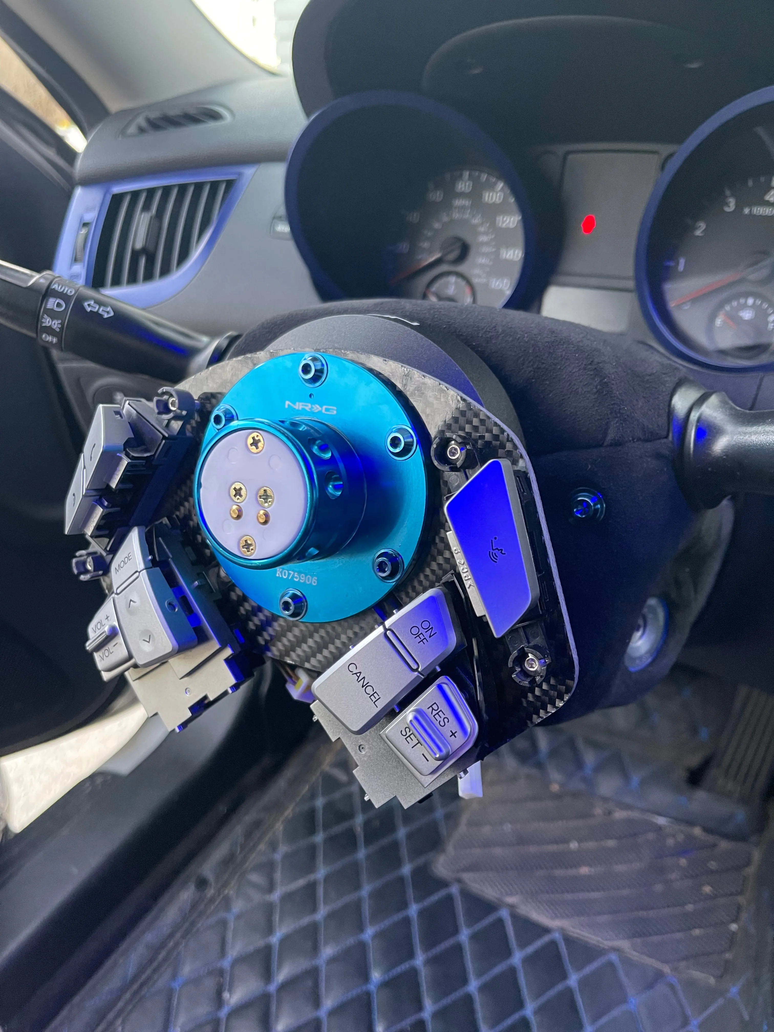 Hyundai Genesis Coupe (BK1/BK2) Carbon Steering Control Relocation Bracket