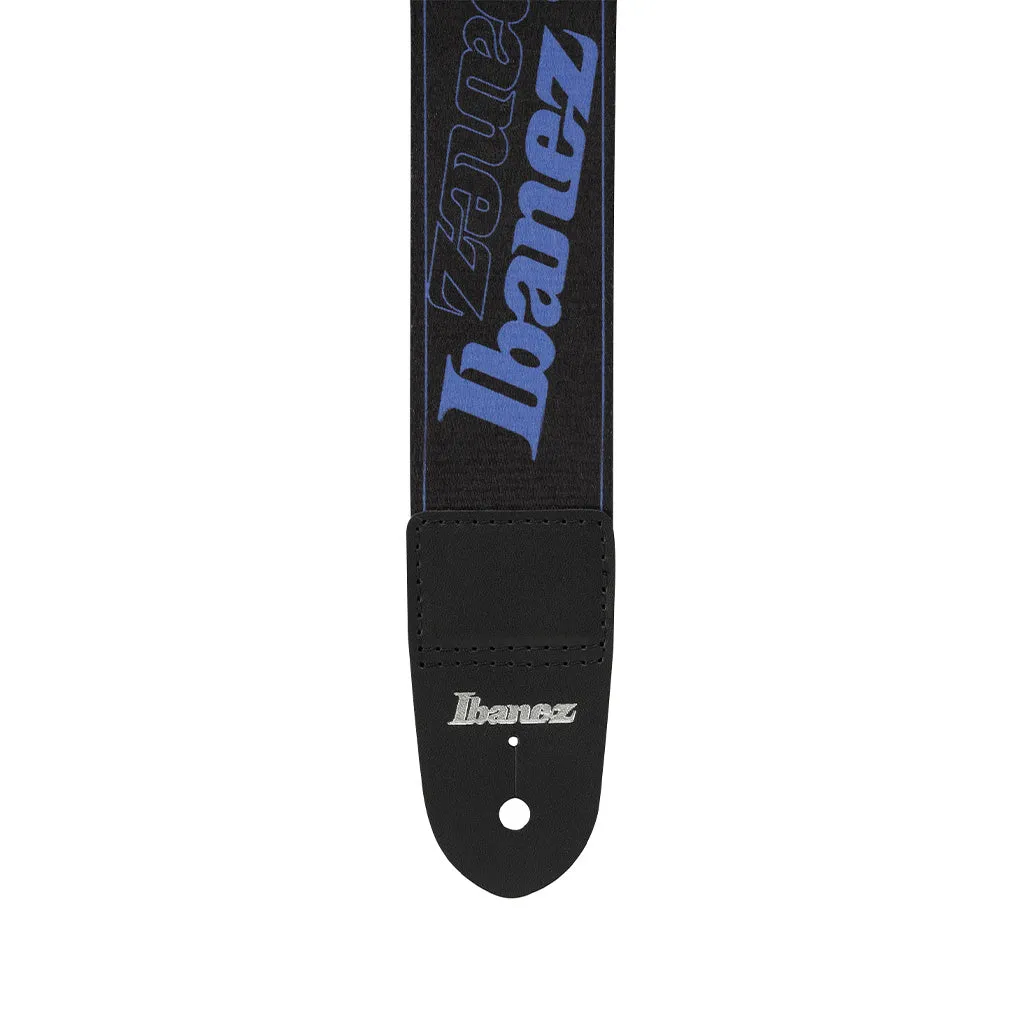 Ibanez Logo GSD50-BL Guitar Strap, Blue