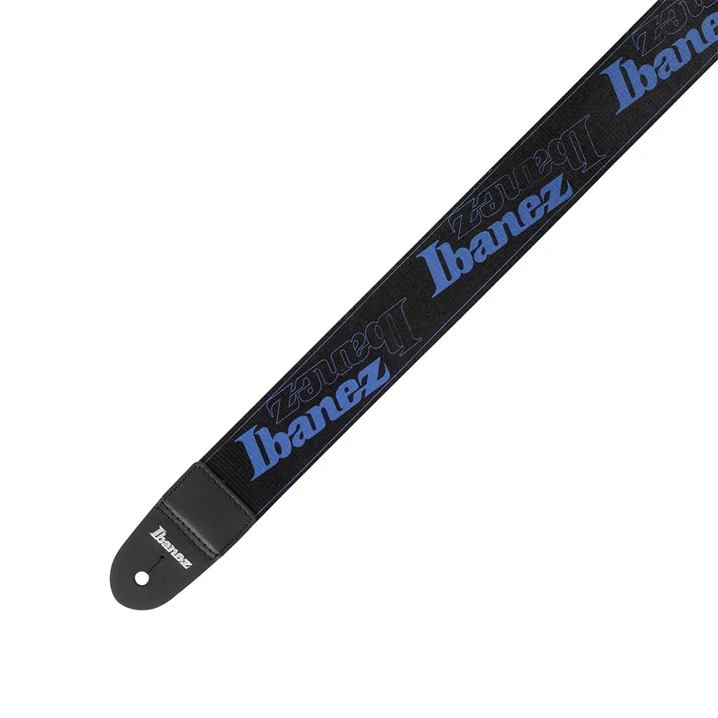 Ibanez Logo GSD50-BL Guitar Strap, Blue