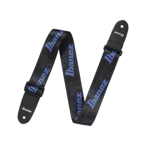 Ibanez Logo GSD50-BL Guitar Strap, Blue
