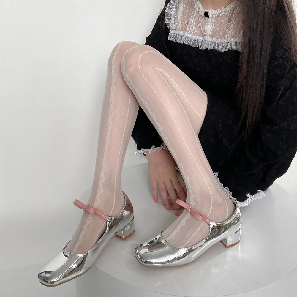 Japanese Jacquard Stockings