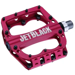 JetBlack SuperLight Low Profile Pedal Red