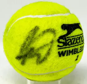 John Isner Signed Slazenger Wimbledon Championships Tennis Ball JSA