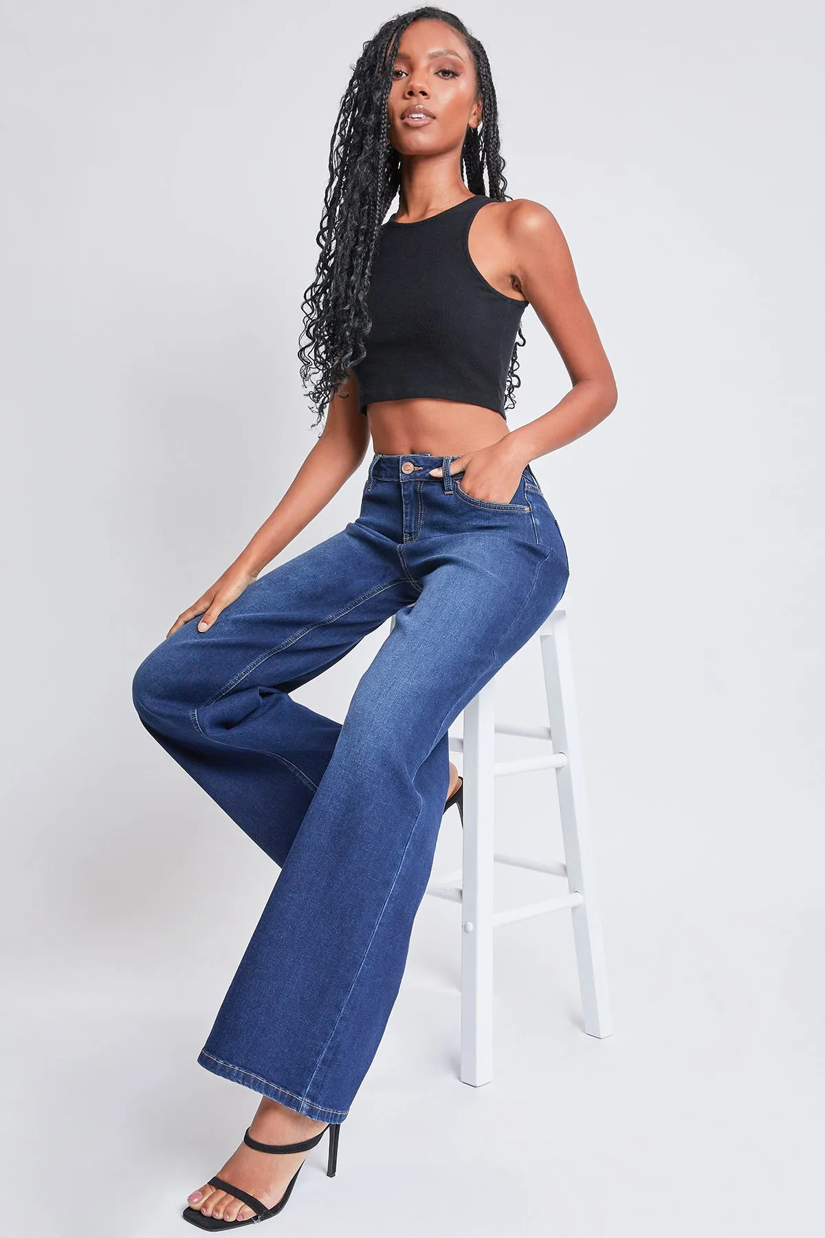 Junior Low Rise Wide Leg Jeans, Pack of 12