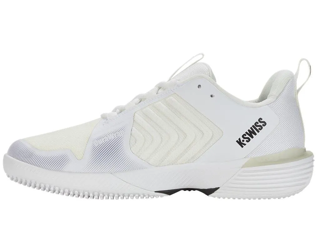 K-Swiss Ultrashot 3 Mens Grass Court Tennis Shoes - White / Black