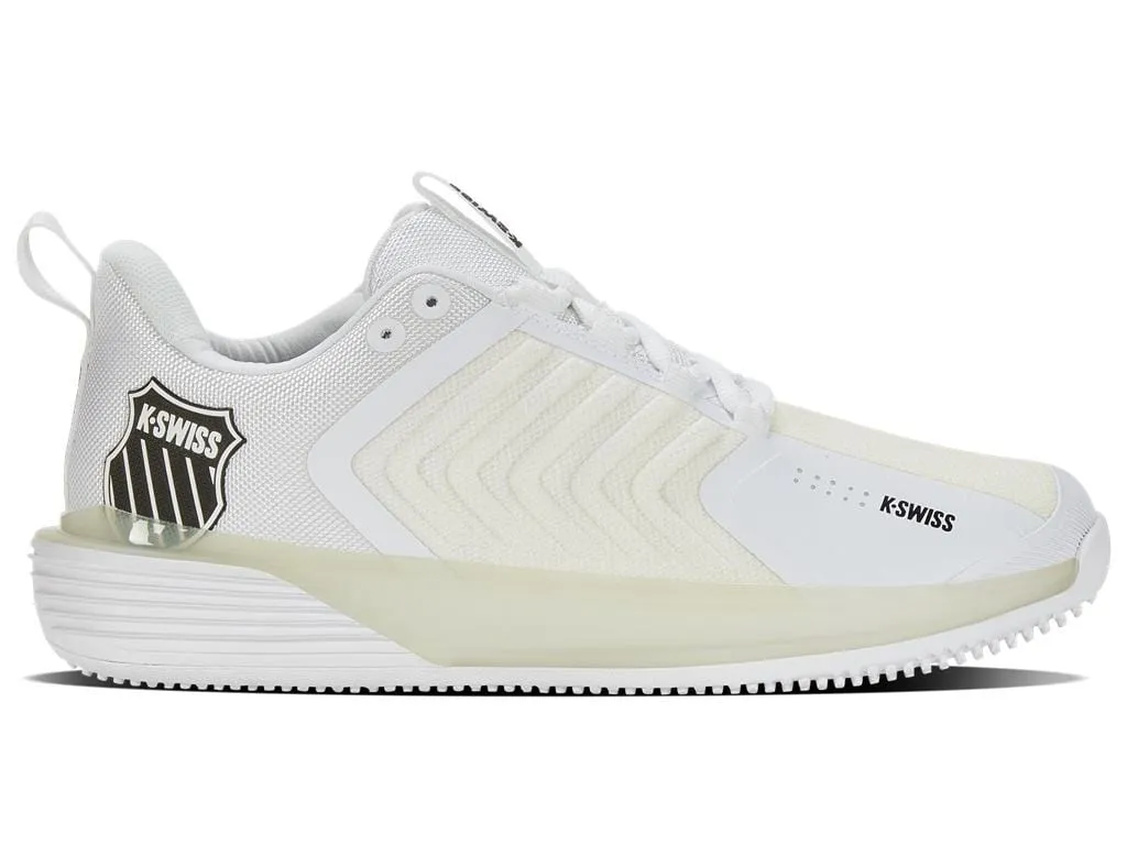 K-Swiss Ultrashot 3 Mens Grass Court Tennis Shoes - White / Black