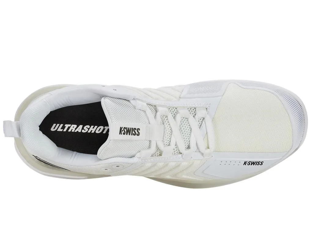 K-Swiss Ultrashot 3 Mens Grass Court Tennis Shoes - White / Black