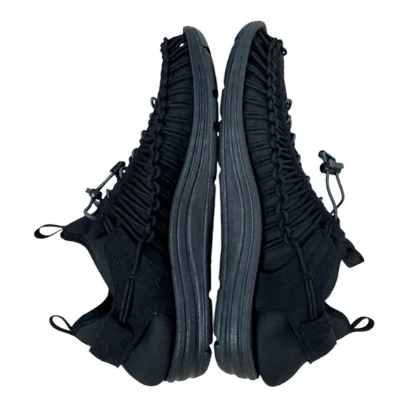 Keen Uneek HT Shoes Men's 9.5 Sneaker Sandal Bungee Outdoor Comfort Mesh Black