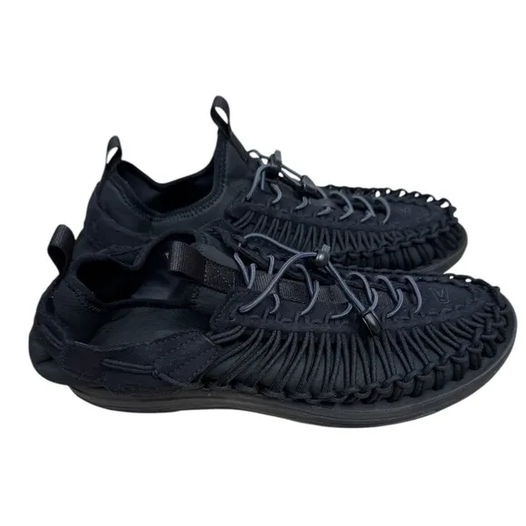 Keen Uneek HT Shoes Men's 9.5 Sneaker Sandal Bungee Outdoor Comfort Mesh Black