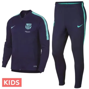 Kids - FC Barcelona purple training presentation Soccer tracksuit 2018/19 - Nike