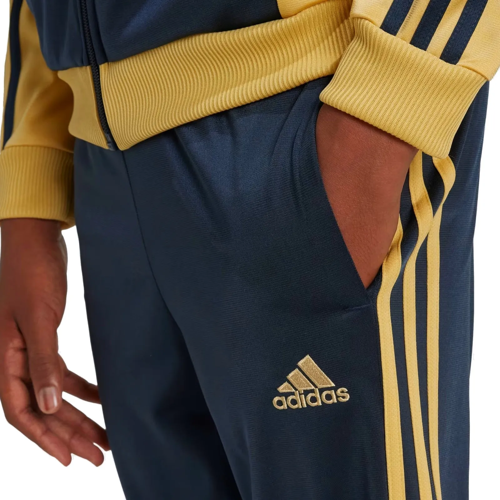 Kids - Juventus fanwear training presentation tracksuit 2024/25 - Adidas