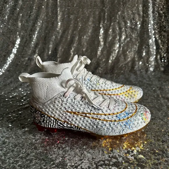 Kids Outdoors Soccer Athletic Firm Ground high top Shoes