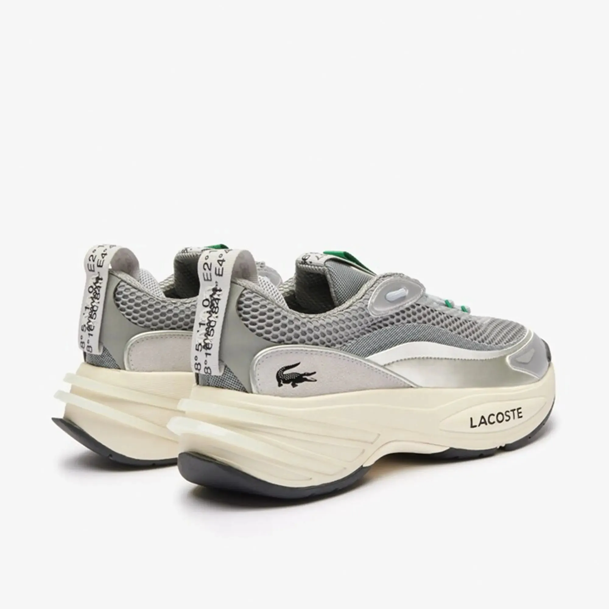 LACOSTE Men Audyssor Trainers Sneakers (Grey Silver)