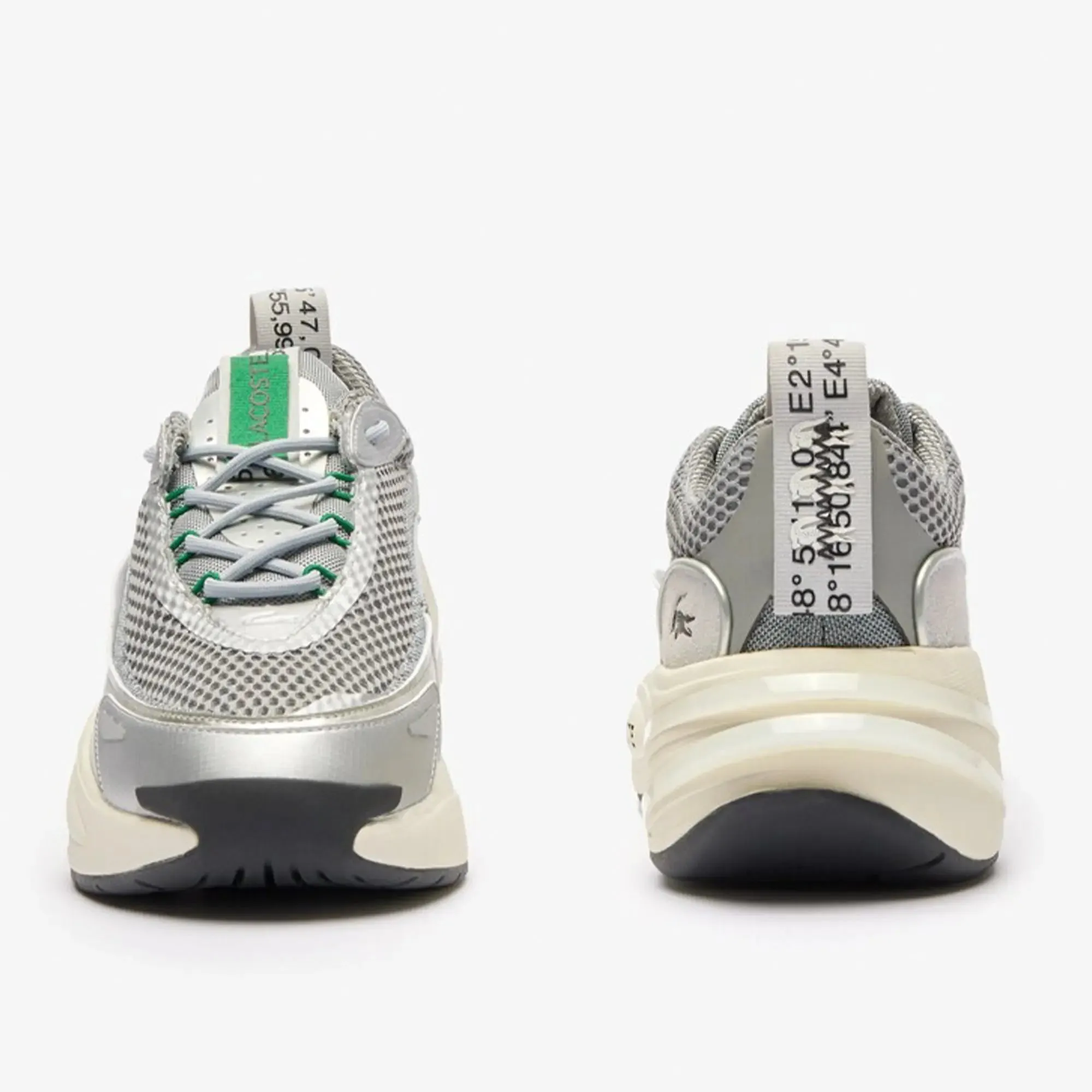 LACOSTE Men Audyssor Trainers Sneakers (Grey Silver)