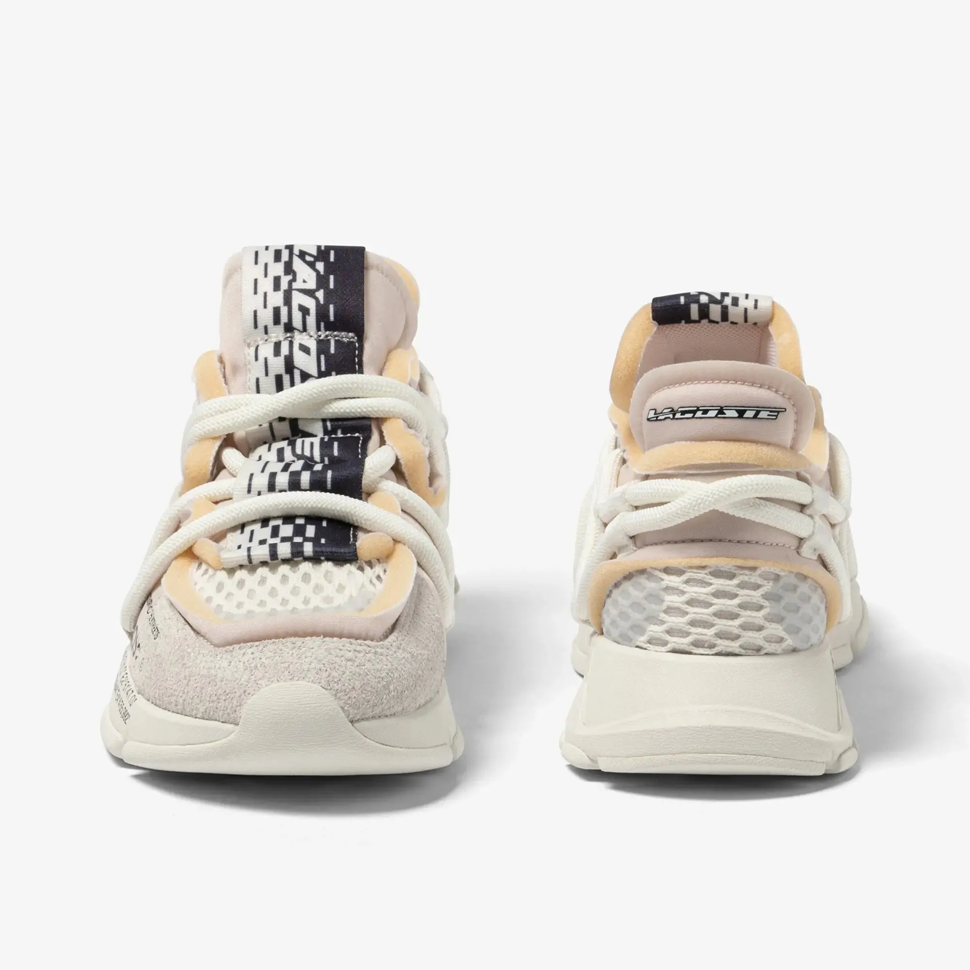 LACOSTE Men L003 Active Runway Sneakers (Off White)