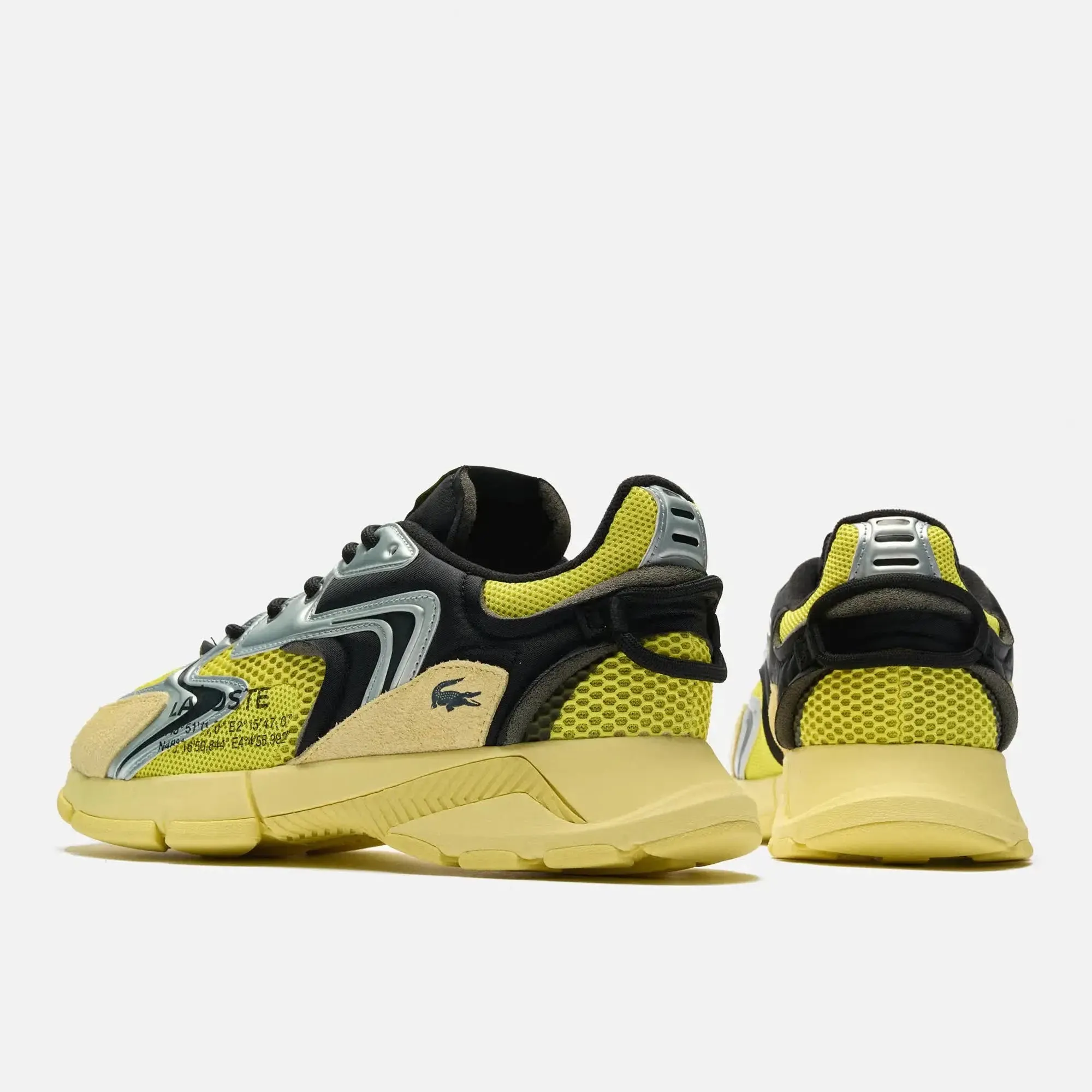 LACOSTE Men L003 NEO Contrasted Sneakers (Yellow Black)