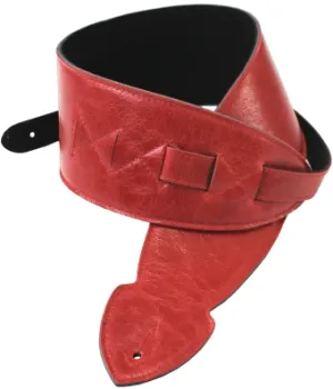 Leathergraft Softy 2.5 Guitar Strap, Red