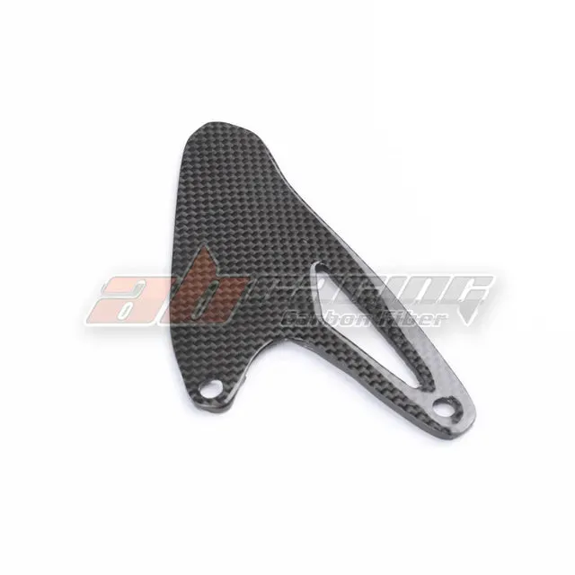 Left Rearset Foot Peg Mount Heel Guard Plate Fairings For Ducati Streetfighter 100% Carbon Fiber