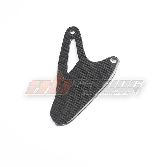 Left Rearset Foot Peg Mount Heel Guard Plate Fairings For Ducati Streetfighter 100% Carbon Fiber