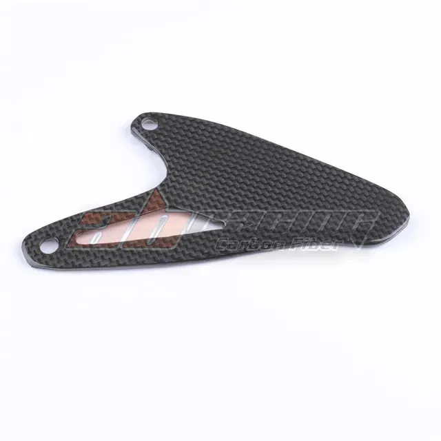 Left Rearset Foot Peg Mount Heel Guard Plate Fairings For Ducati Streetfighter 100% Carbon Fiber