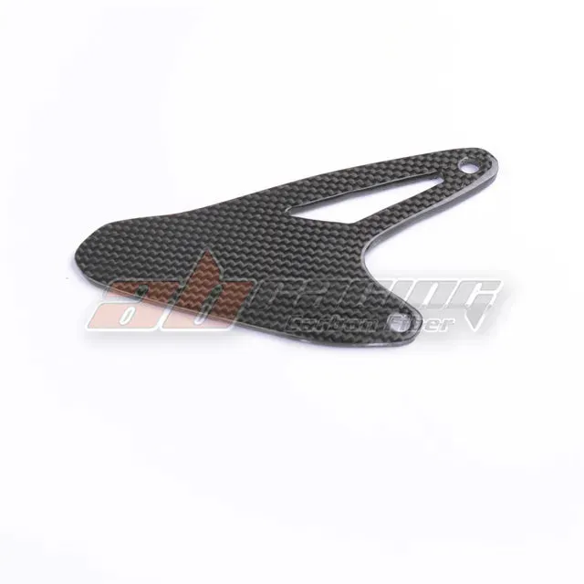 Left Rearset Foot Peg Mount Heel Guard Plate Fairings For Ducati Streetfighter 100% Carbon Fiber
