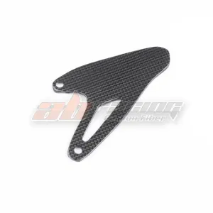 Left Rearset Foot Peg Mount Heel Guard Plate Fairings For Ducati Streetfighter 100% Carbon Fiber