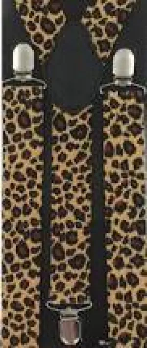 Leopard Print Braces
