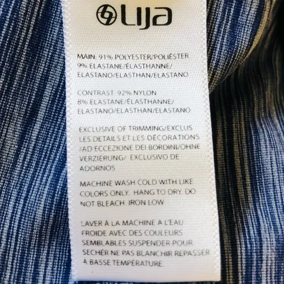 Lija blue/navy tennis skort sz. L