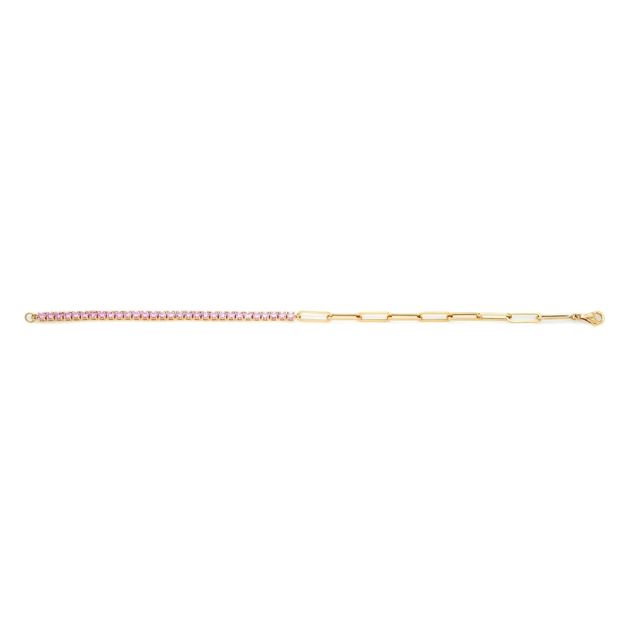 Lobelia Pink Sapphire Bracelet