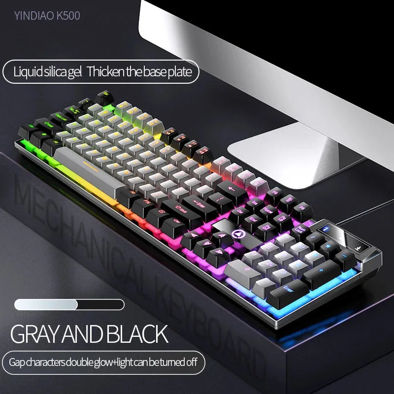 Low Profile Wired Gaming Keyboard with Numpad