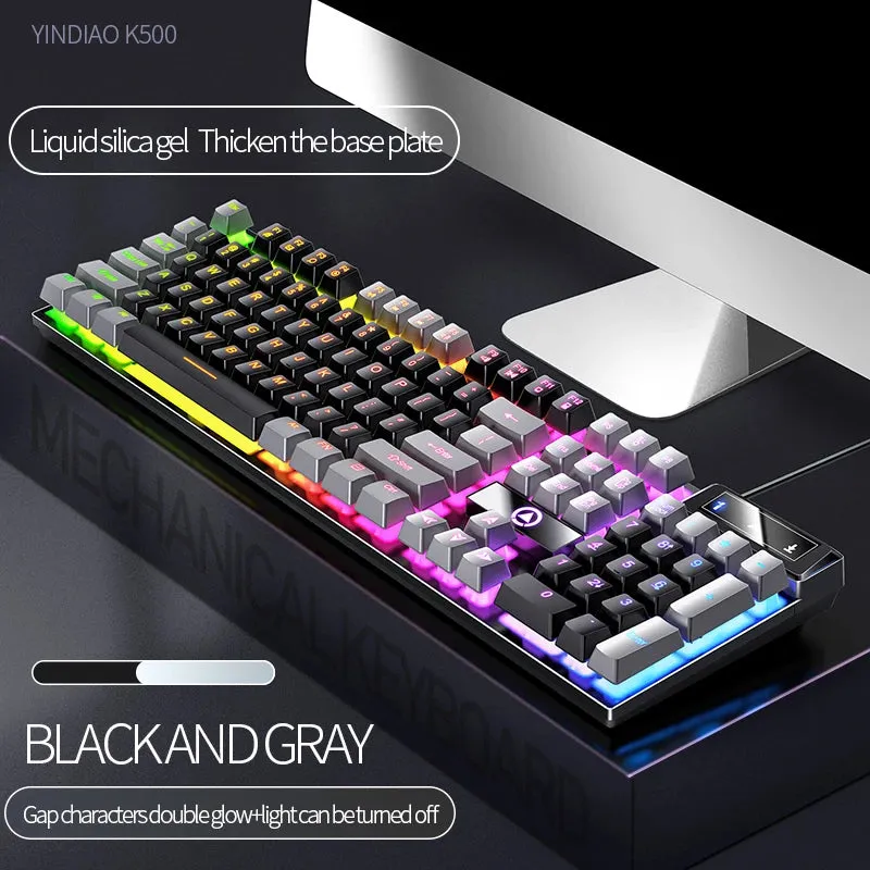 Low Profile Wired Gaming Keyboard with Numpad