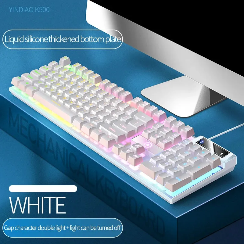 Low Profile Wired Gaming Keyboard with Numpad