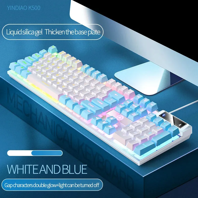 Low Profile Wired Gaming Keyboard with Numpad