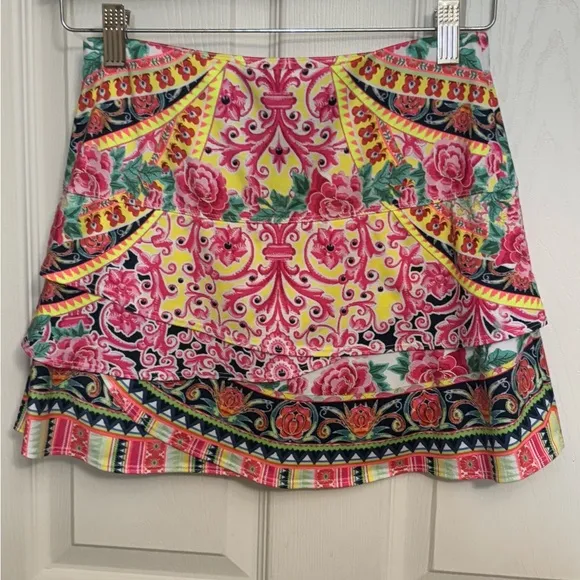 Lucky in Love | Venice Scallop Special Edition Tennis Skort Multicolor Sz XS