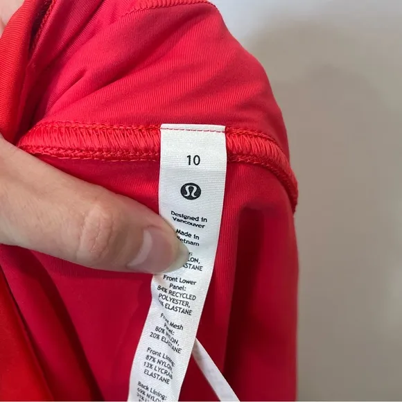 Lululemon asymmetrical layered high rise tennis skirt