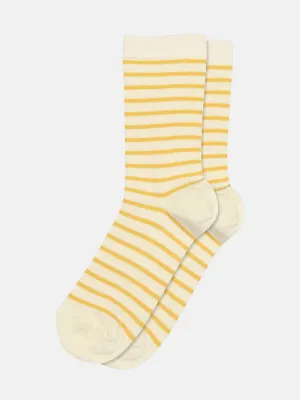 Lydia Ankle Socks - Misted Yellow
