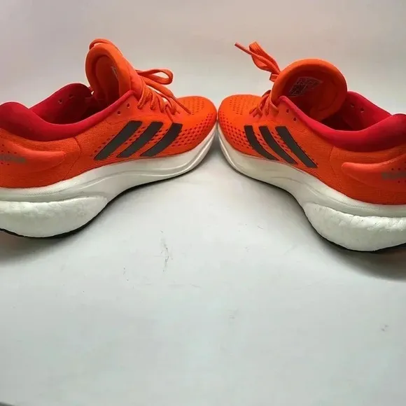Men’s Adidas Supernova 2 Running Shoes Size 9 Orange/Black/White
