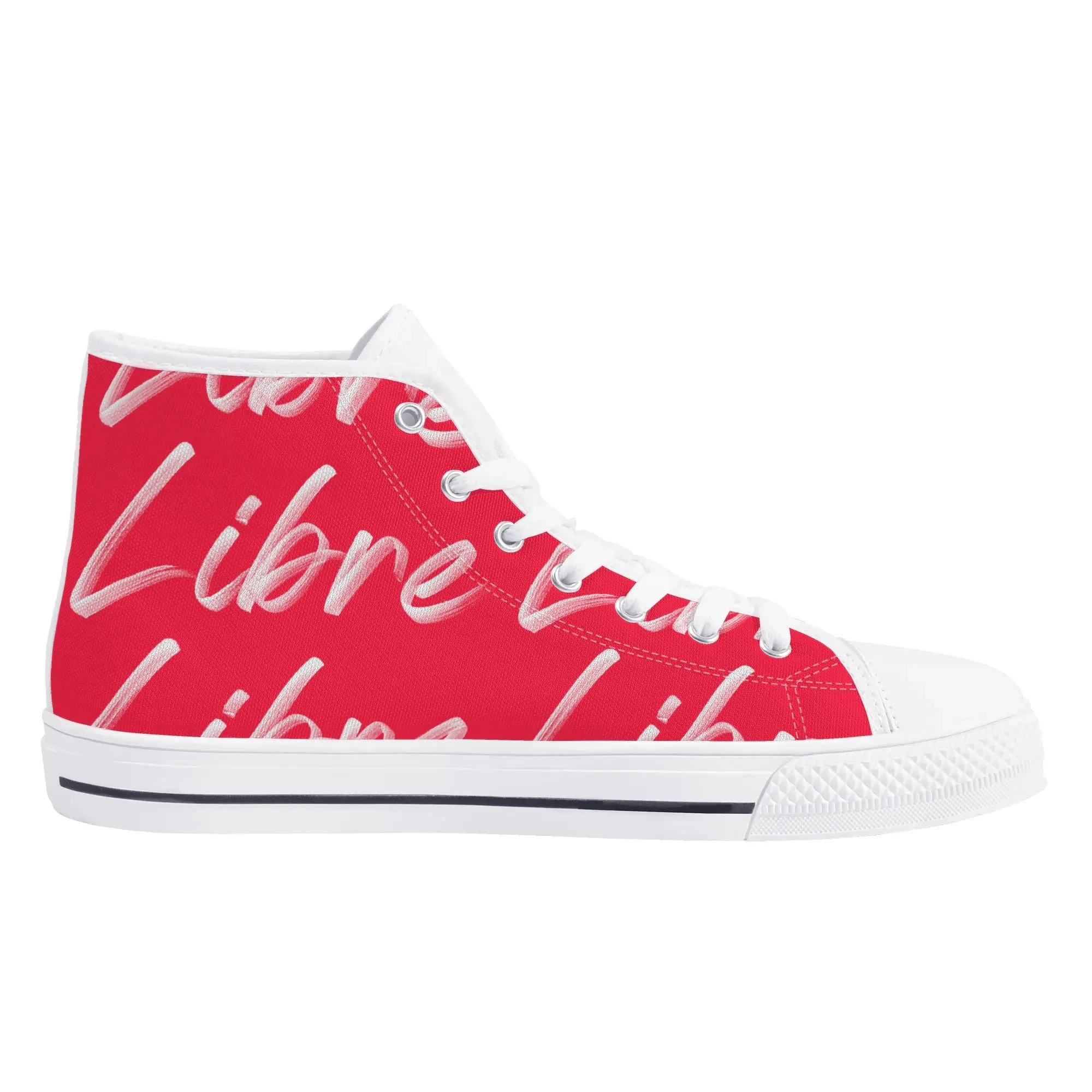 Mens Rubber High Top Canvas Shoes