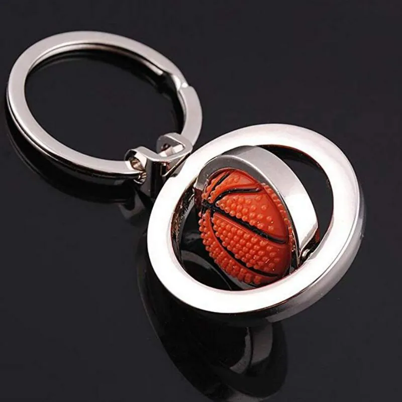 Mini Basketball Shape Decoration Keychai