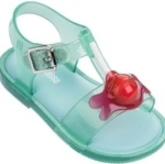 mini melissa Mini Mar Sandal II Light Green Lolly